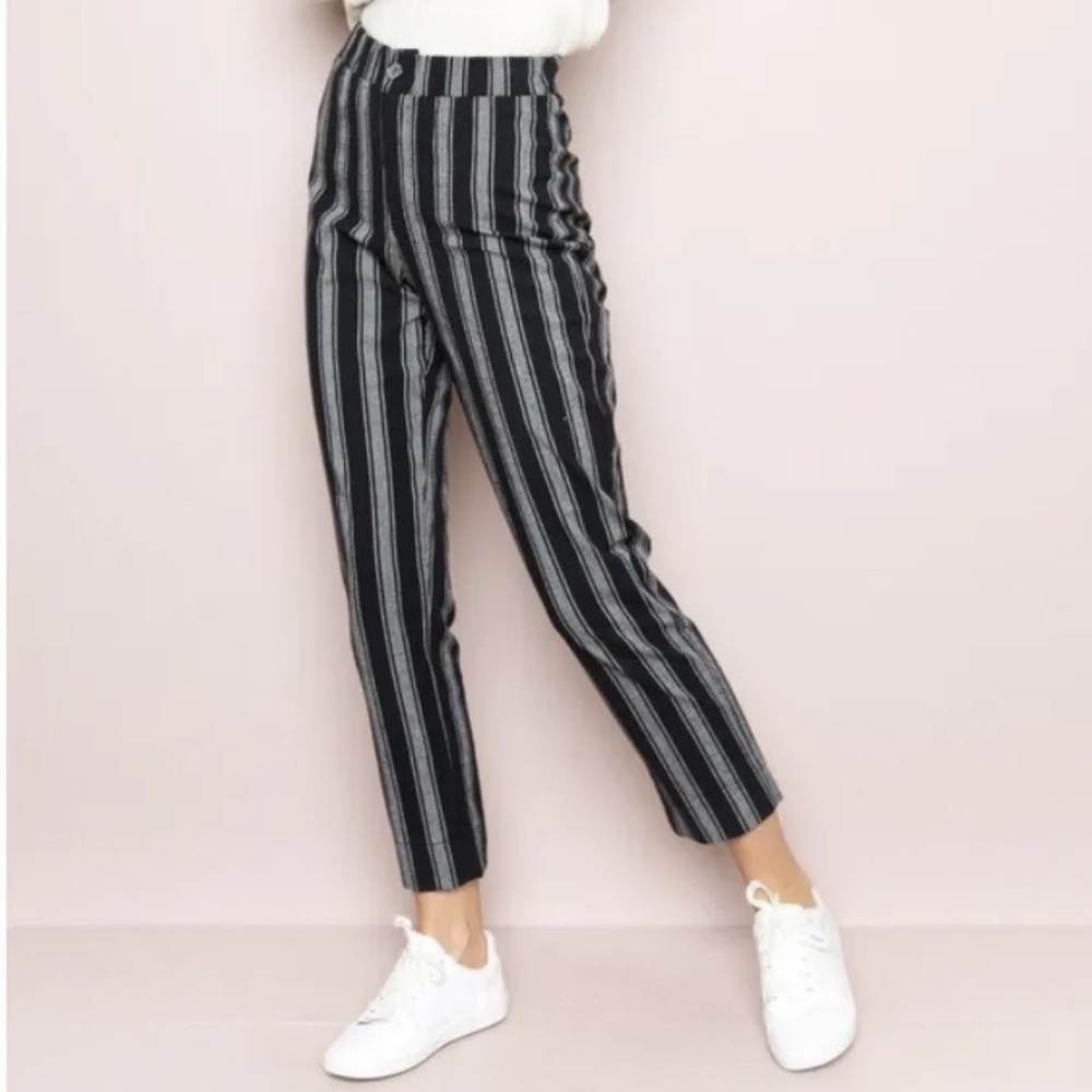 Brandy Melville J. Galt Striped Tilden Pants